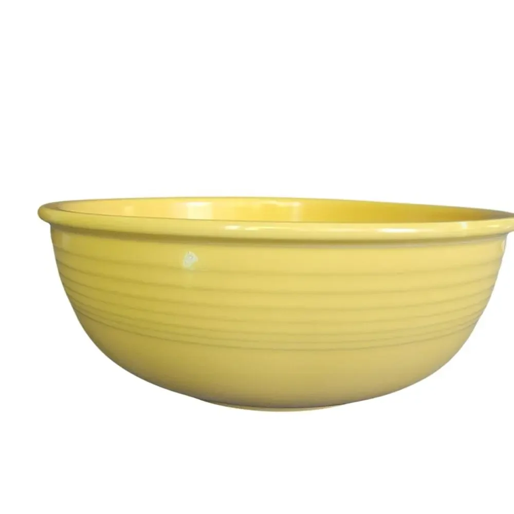 RARE! Vintage Fiestaware Original Yellow Unlisted Promotional Salad Bowl HLcoUSA